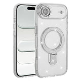 iPhone 17 Funda con Purpurina y Anillo