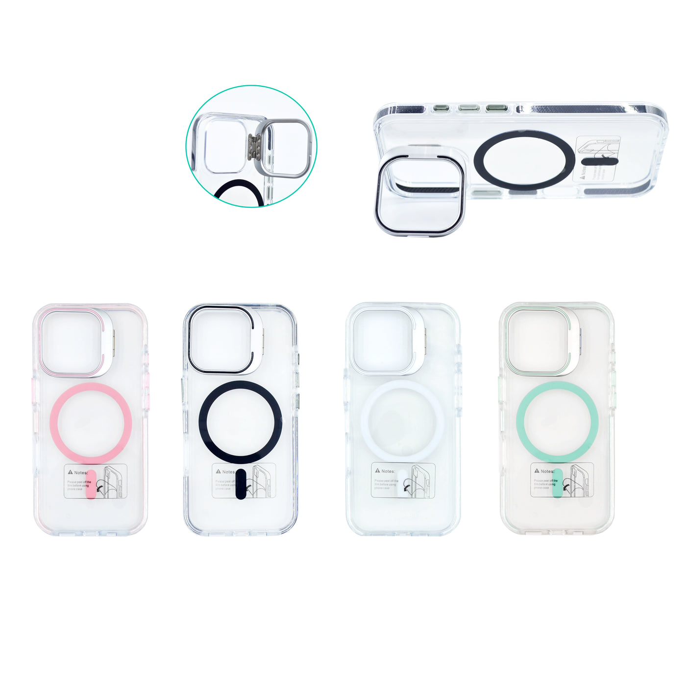 iPhone 16 Plus Magsafe Reinforced Case with Foldable Stand