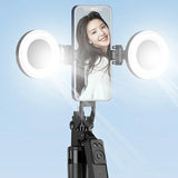 Trípode Selfie con Seguimiento IA y Luz LED DE-52