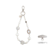 Cadena Multifuncional de 16cm para Movil con Perlas y Abalorios Brillantes  (Pake 10 uds)