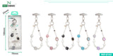 Cadena Multifuncional de 16cm para Movil con Perlas y Abalorios Brillantes  (Pake 10 uds)