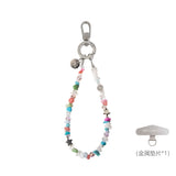 Cadena Multifuncional de 16cm para Movil con Piedras Fragmentadas y con Estrella (Pake 10 uds)