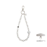 Cadena Multifuncional de 16cm para Movil con perlas y Abalorios Brillantes (Pake 10 uds)
