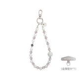 Cadena Multifuncional de 16cm para Movil con perlas y Abalorios Brillantes (Pake 10 uds)
