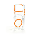 iPhone 17 Carcasa Transparente con Tarjetero Magnética