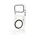 iPhone 17 Carcasa Transparente con Tarjetero Magnética
