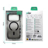 iPhone 15 Pro Max Carcasa  Magsafe Transparente con Degradado y Textura Lineal