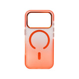 iPhone 15 Pro Max Carcasa  Magsafe Transparente con Degradado y Textura Lineal