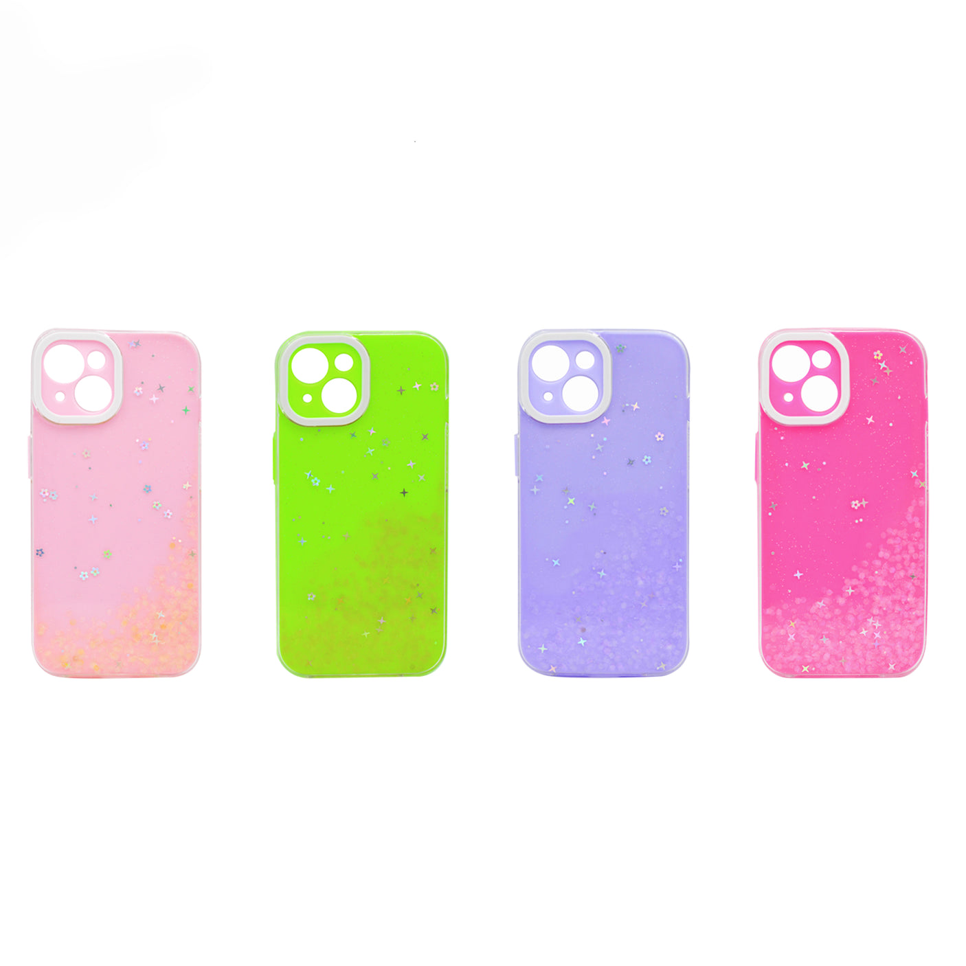 Capa para iPhone 15 Pro com brilho e estrelas