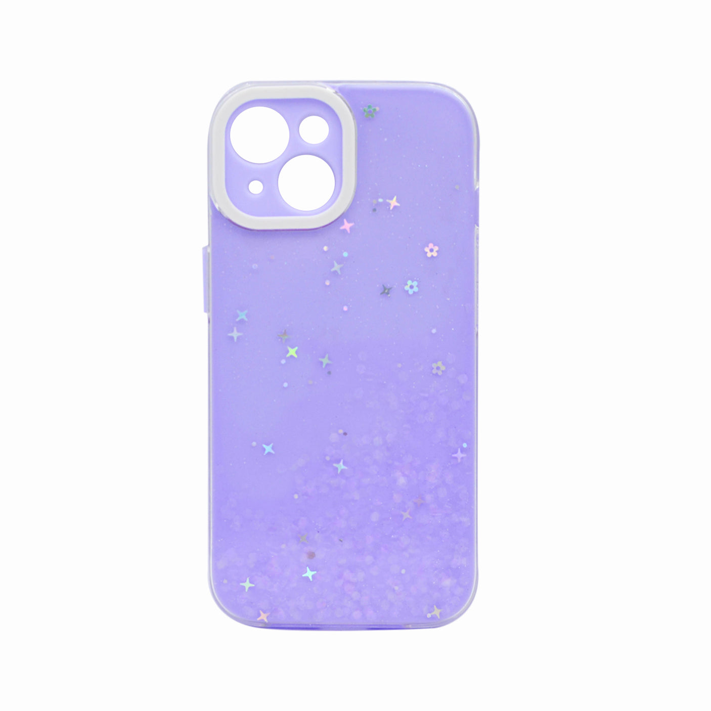 Capa para iPhone 15 Pro com brilho e estrelas