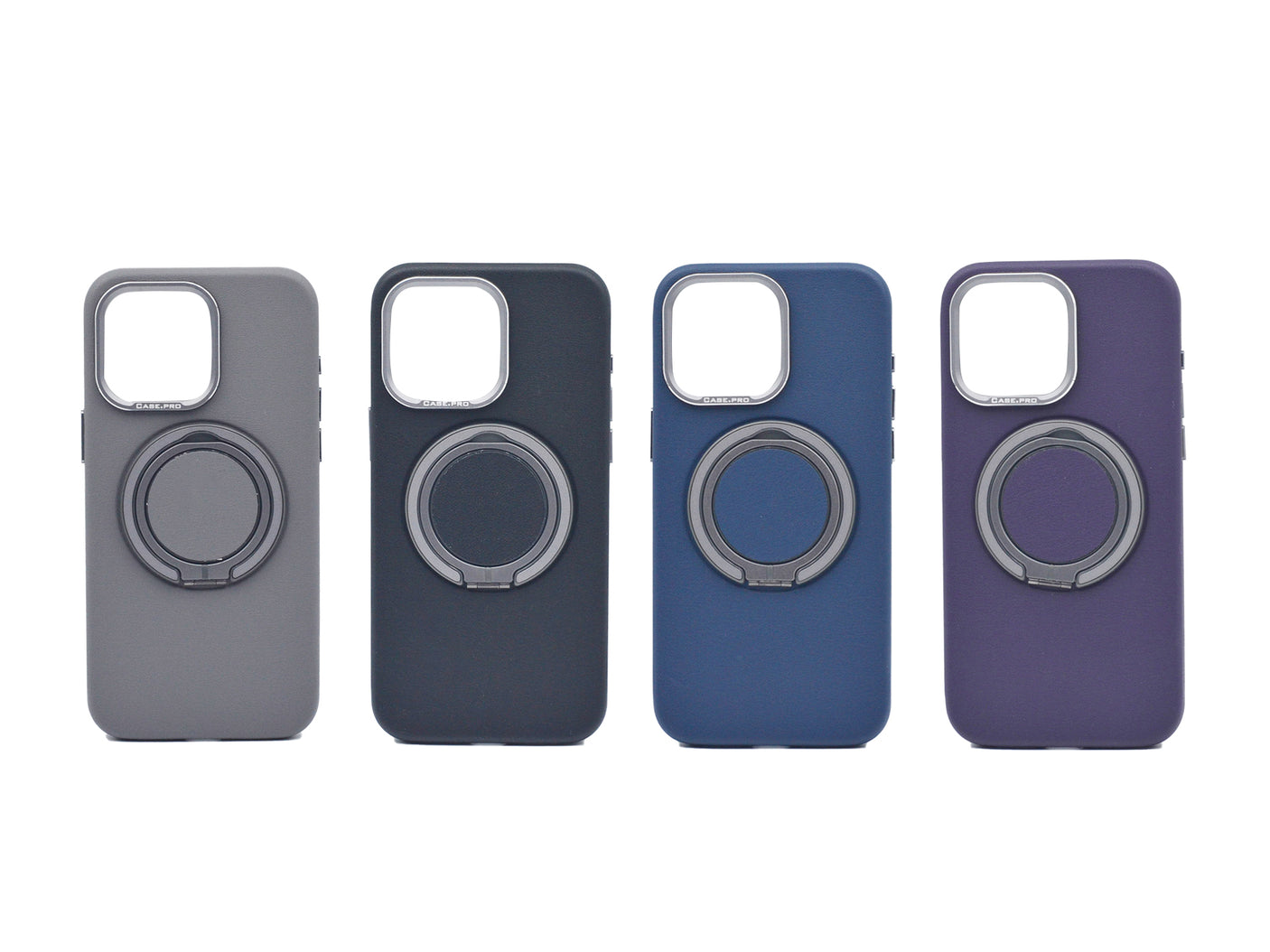 iPhone 15 Plus Magsafe Leather Case with Ring