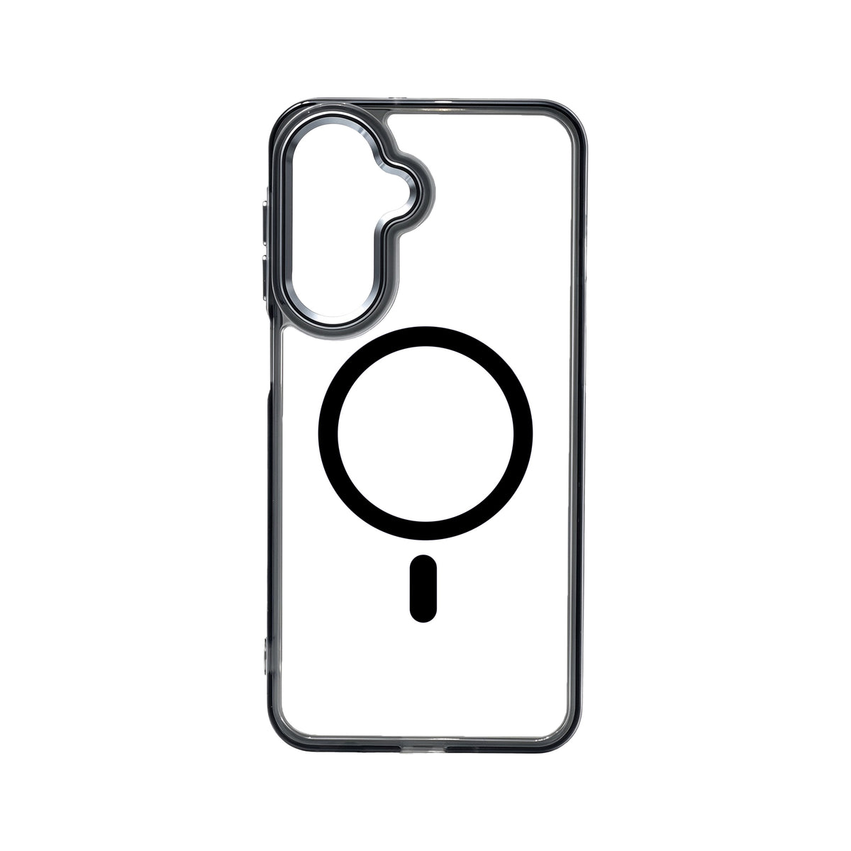 Samsung A17 Carcasa MagSafe Transparente con Borde a Color