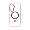 Samsung A17 Carcasa MagSafe Transparente con Borde a Color