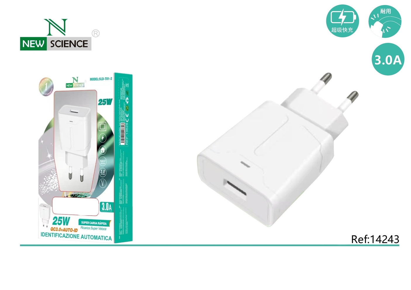 USB socket 25W SLD-T01-2