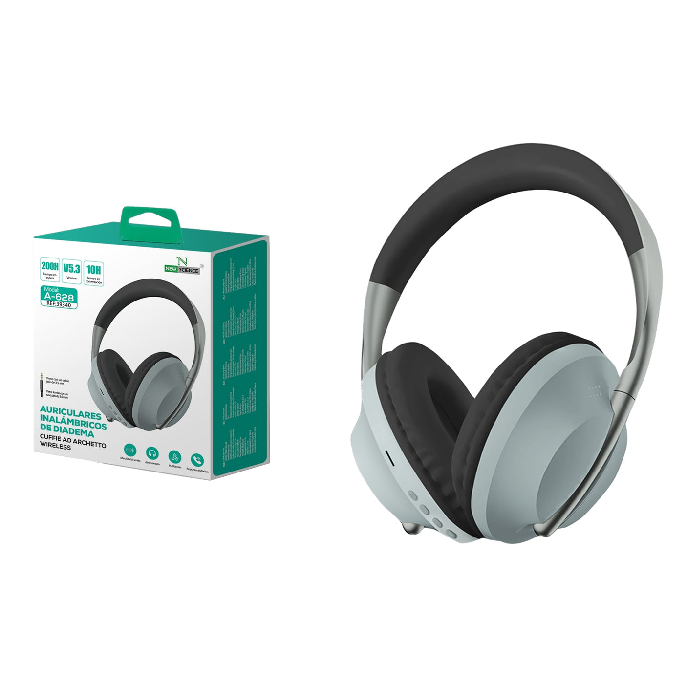 Cascos Inalámbricos de Diadema A-628