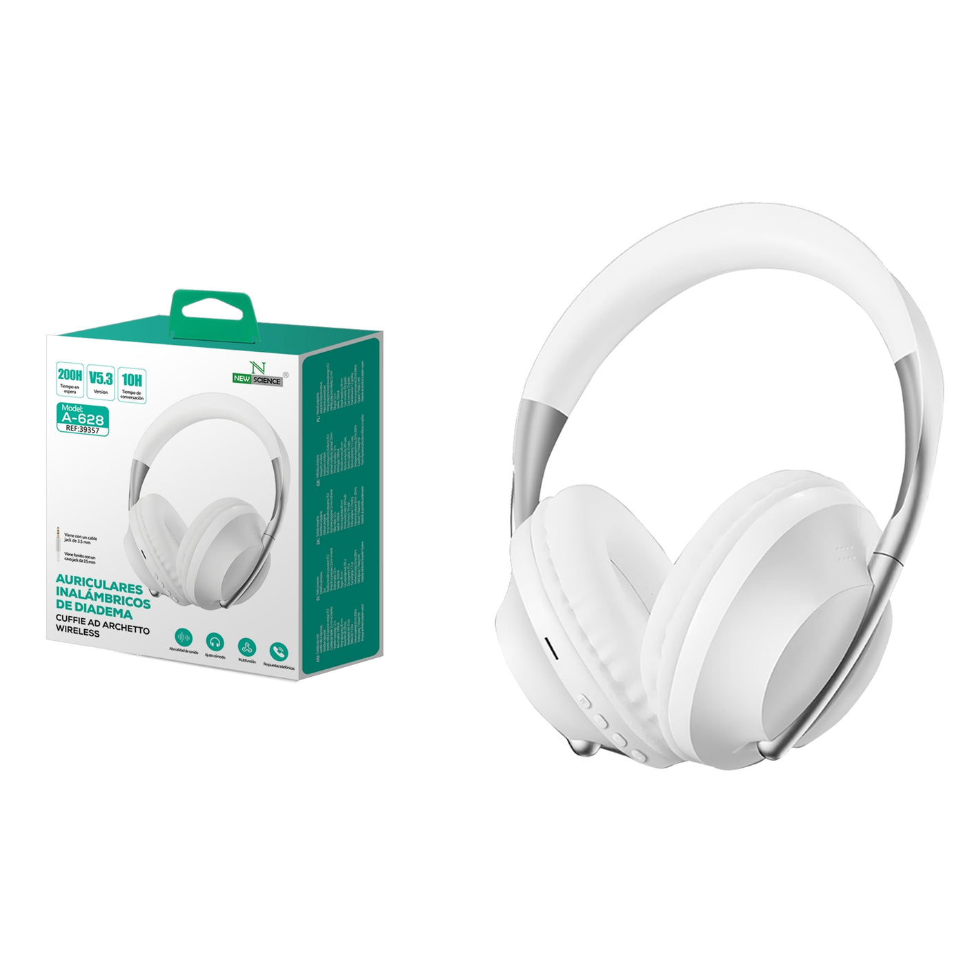 Cascos Inalámbricos de Diadema A-628