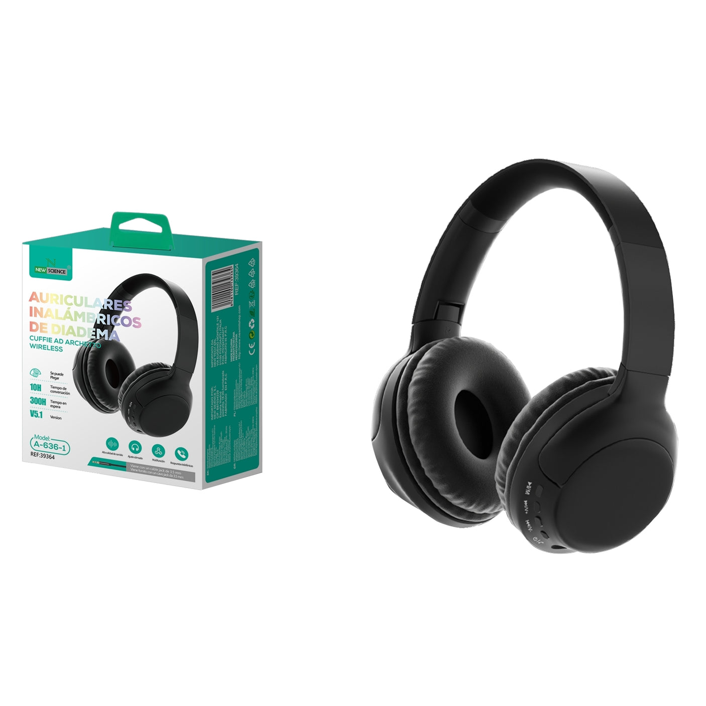 Cascos Inalámbricos A-636-1