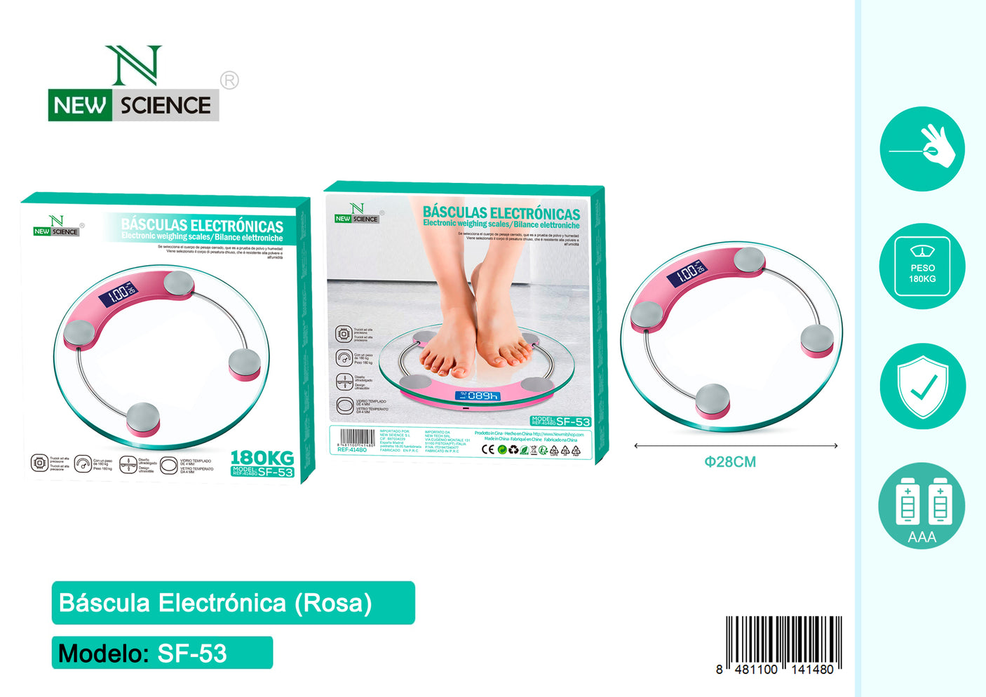 Básculas Electrónicas Modelo SF-53
