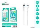Cabo PD USB-C para iPhone 30W 1M T-8