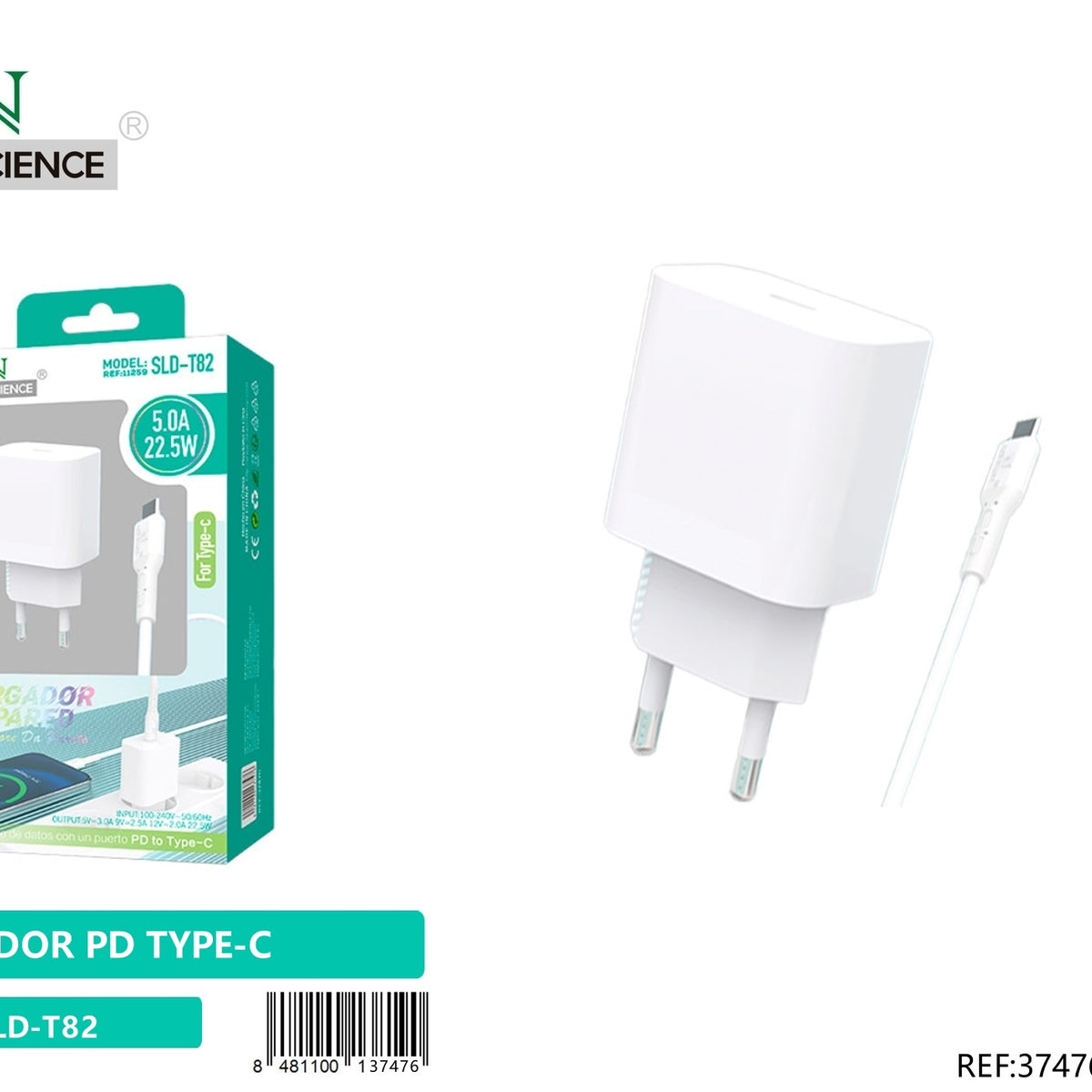PD USB-C Charger for Type C 22.5W SLD-T82 – New Science