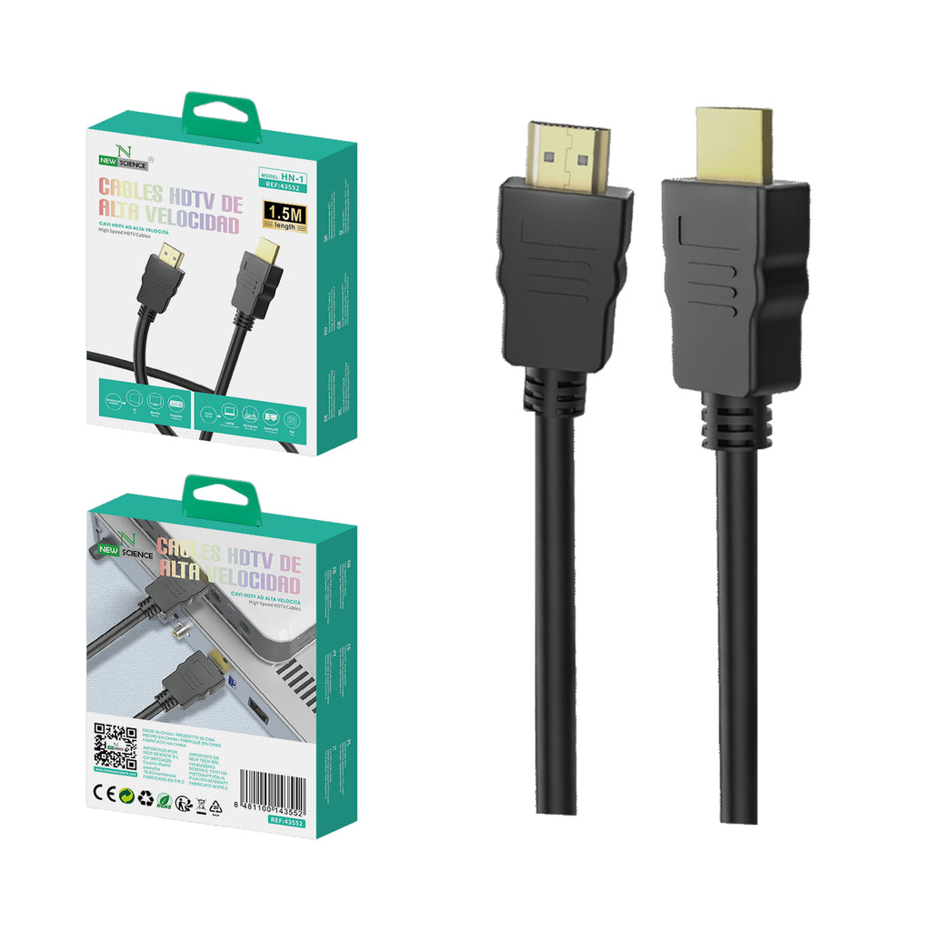 Cable HDMI 2.0V 1.5M Modelo HN-1