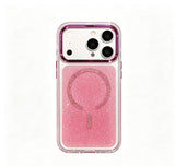 iPhone 15 Pro Max Carcasa Magsafe con Brillo Purpurina