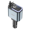 Cargador Coche 5en1 con Cables Retráctiles 120W LC-040
