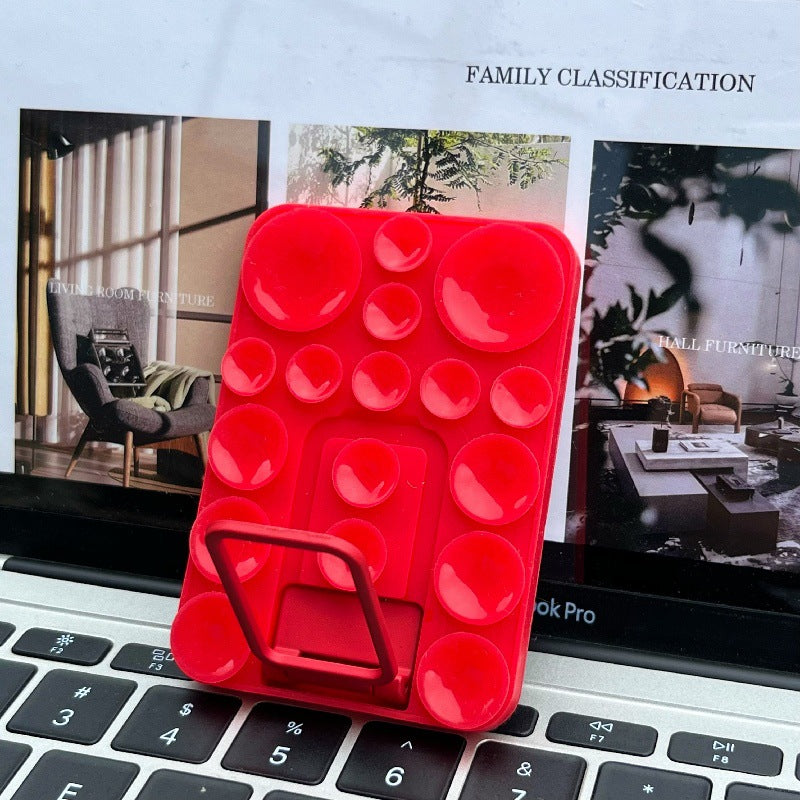Soporte de teléfono con ventosas de silicona multifuncional