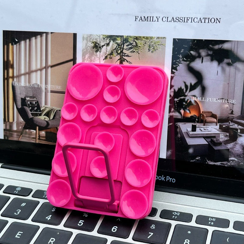 Soporte de teléfono con ventosas de silicona multifuncional