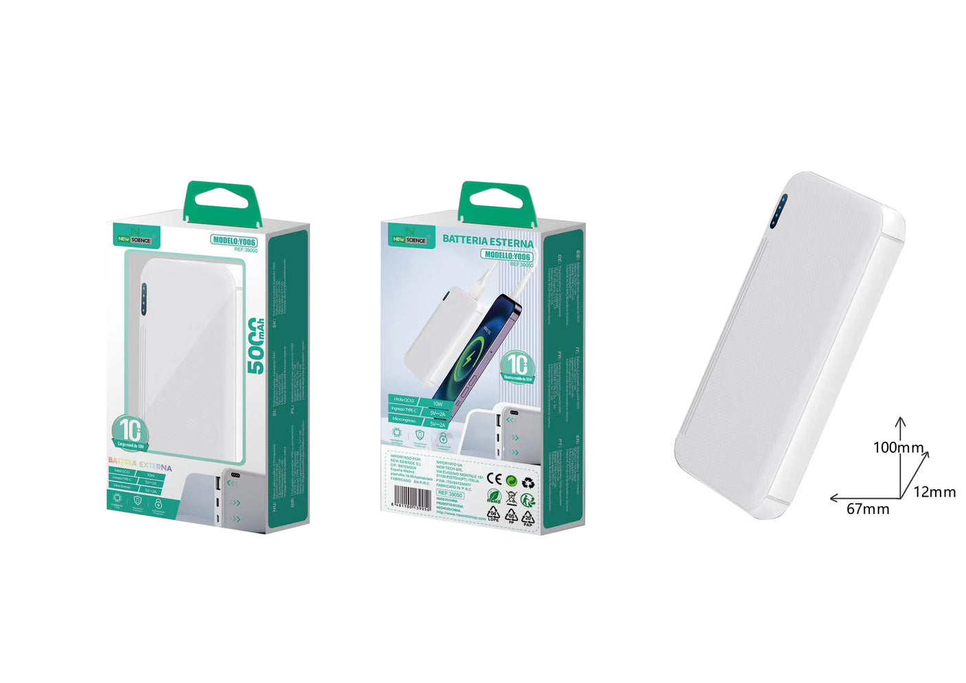 PowerBank 5000 mAh 10W Y006