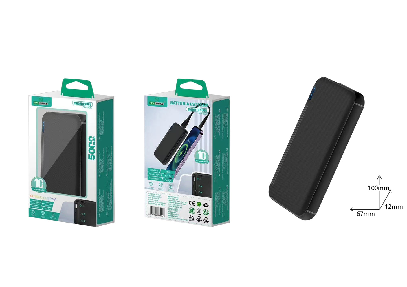 PowerBank 5000 mAh 10W Y006