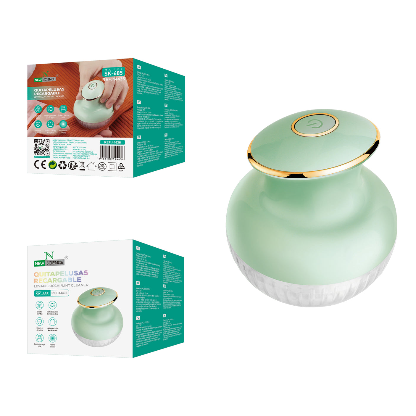 SK-685 Rechargeable Lint Remover
