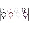 Samsung A36 / A37 / A56 Carcasa MagSafe Transparente con Borde a Color