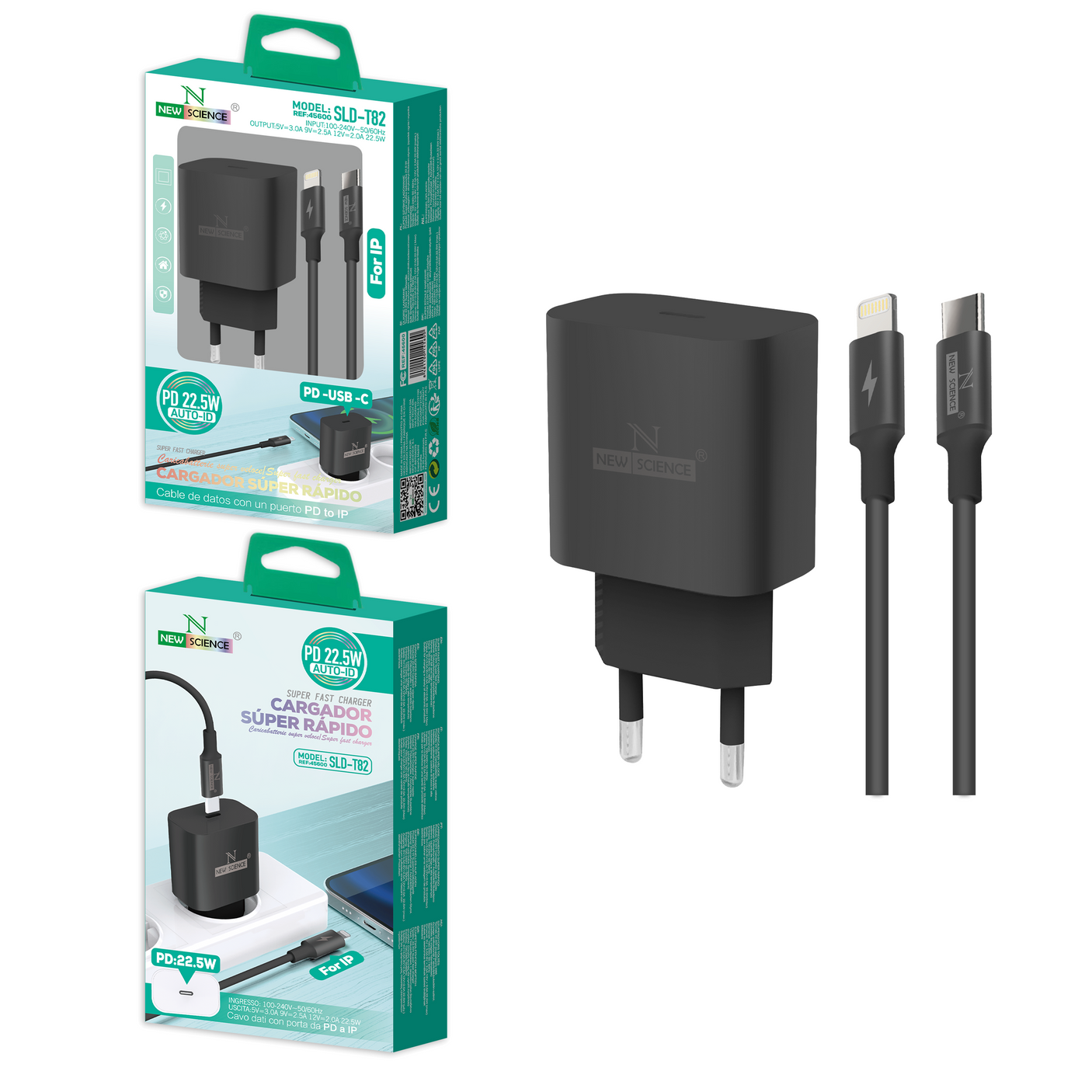 Cargador PD USB-C para iPhone 22.5W SLD-T82