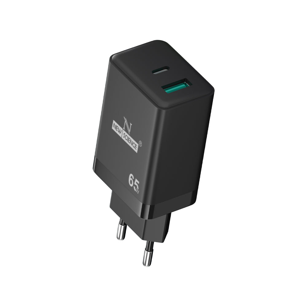 Tomada PD+USB de 2 portas 65W/6A SLD-T68