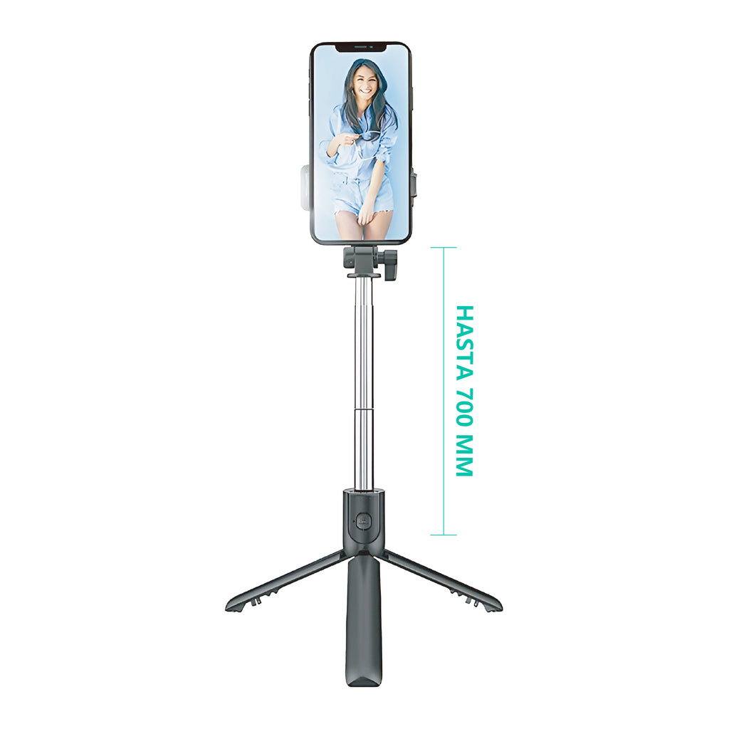 Palo Selfie Tripode con Luz  Hasta 70CM HD-259