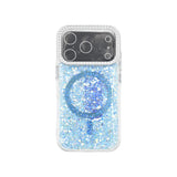 iPhone 17 Funda Magnética con Purpurina y Brillantes Magsafe