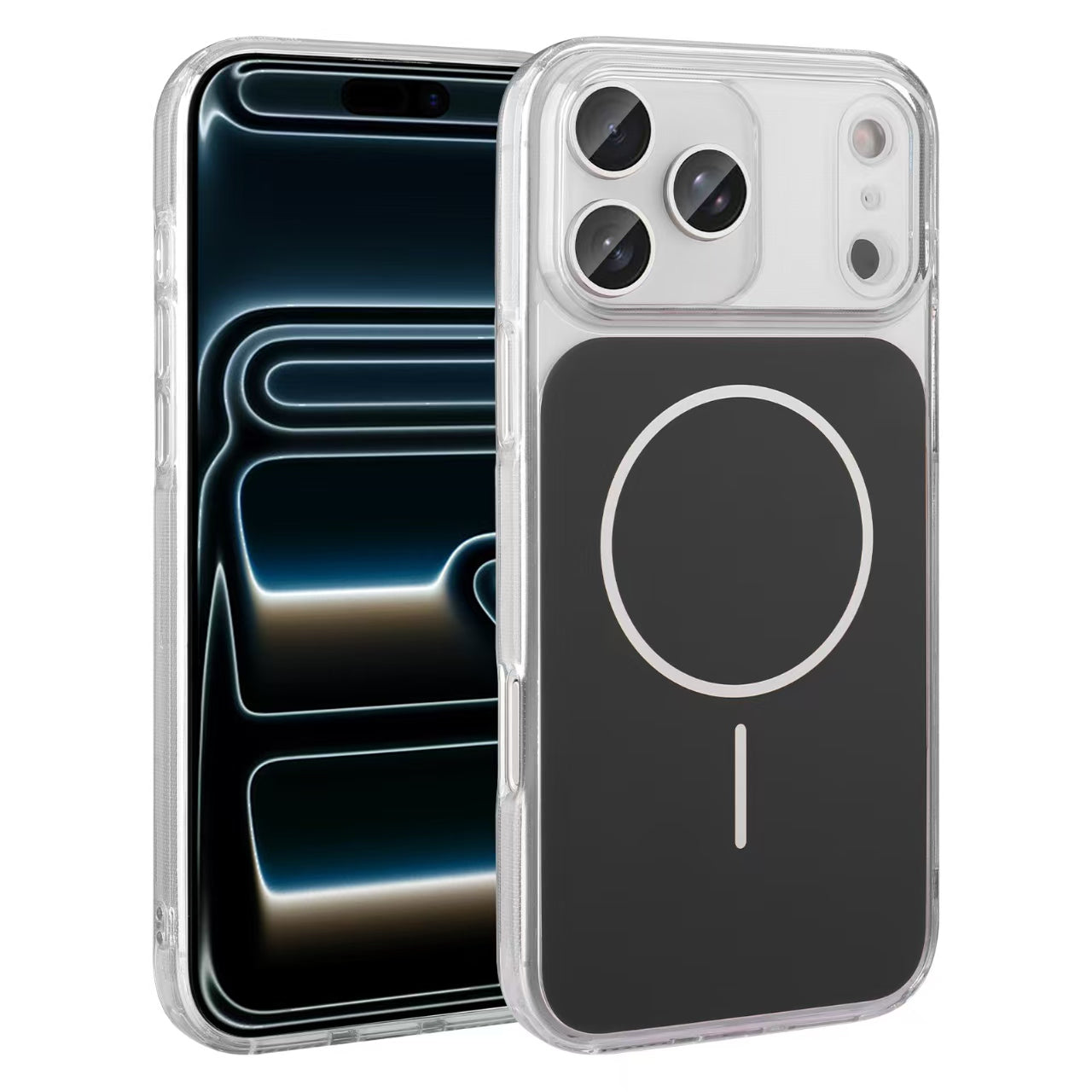 iPhone 17 Funda Transparente MagSafe de Tacto Suave