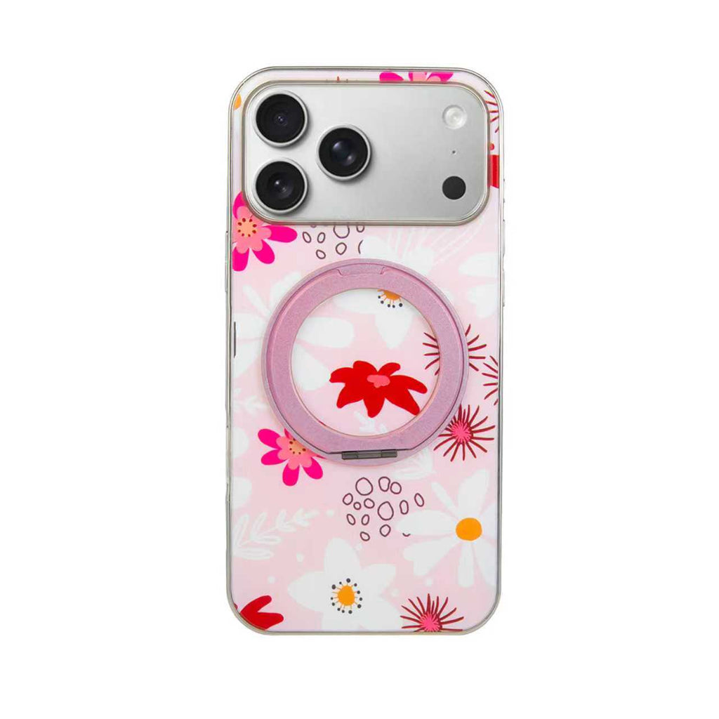Samsung A16 Funda Estampada Floral con Soporte 360°