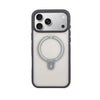iPhone 16 Funda Mate con Soporte de Anillo 360° y Protector de Lente Incluido