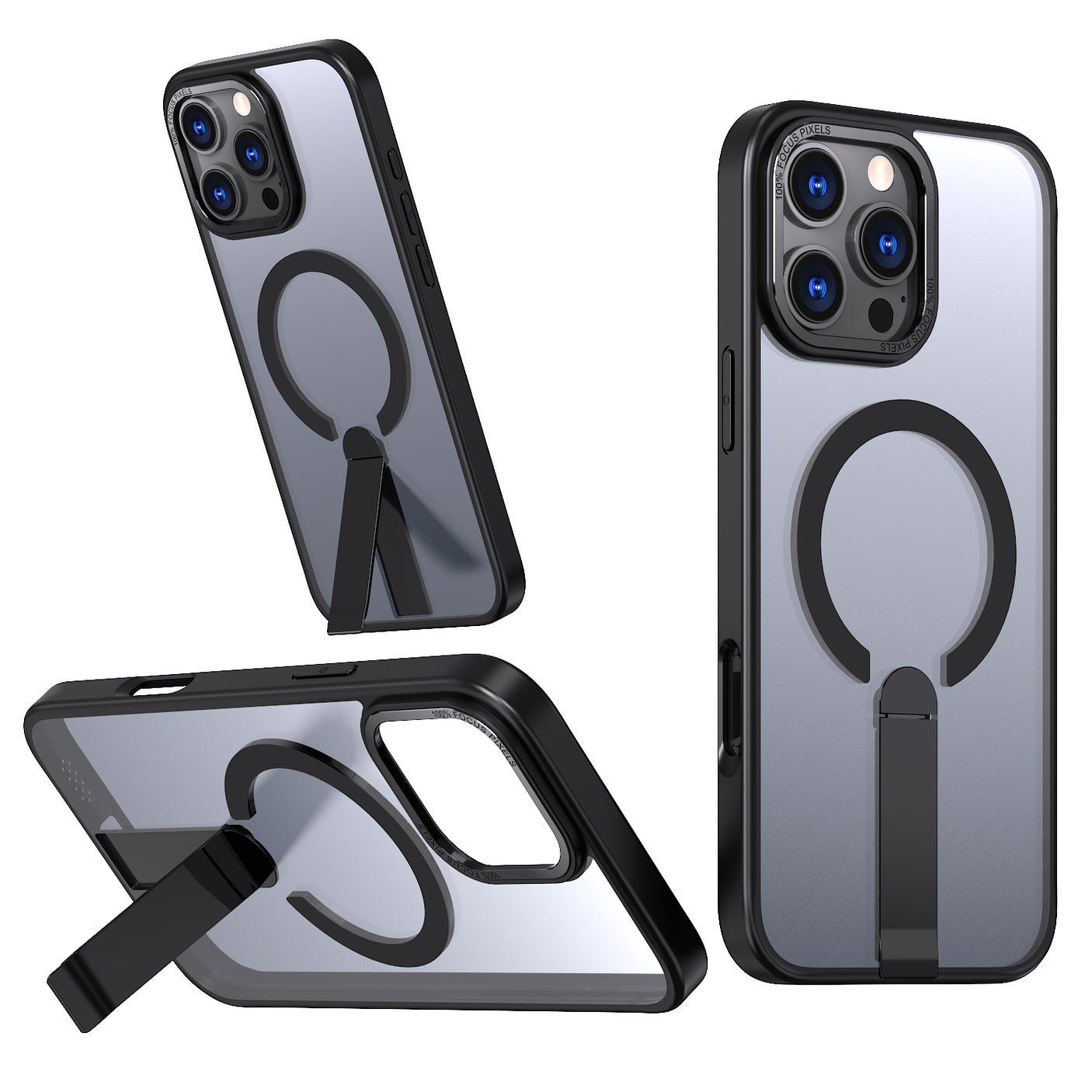 Samsung S25/S24 Funda Magnética con Soporte Plegable