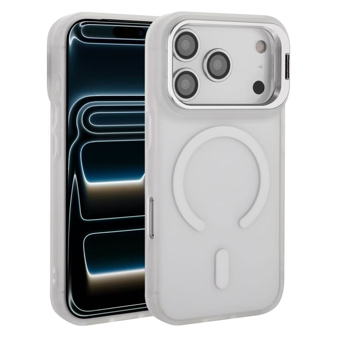 iPhone 17 Air Funda Antigolpes Mate con Soporte y MagSafe