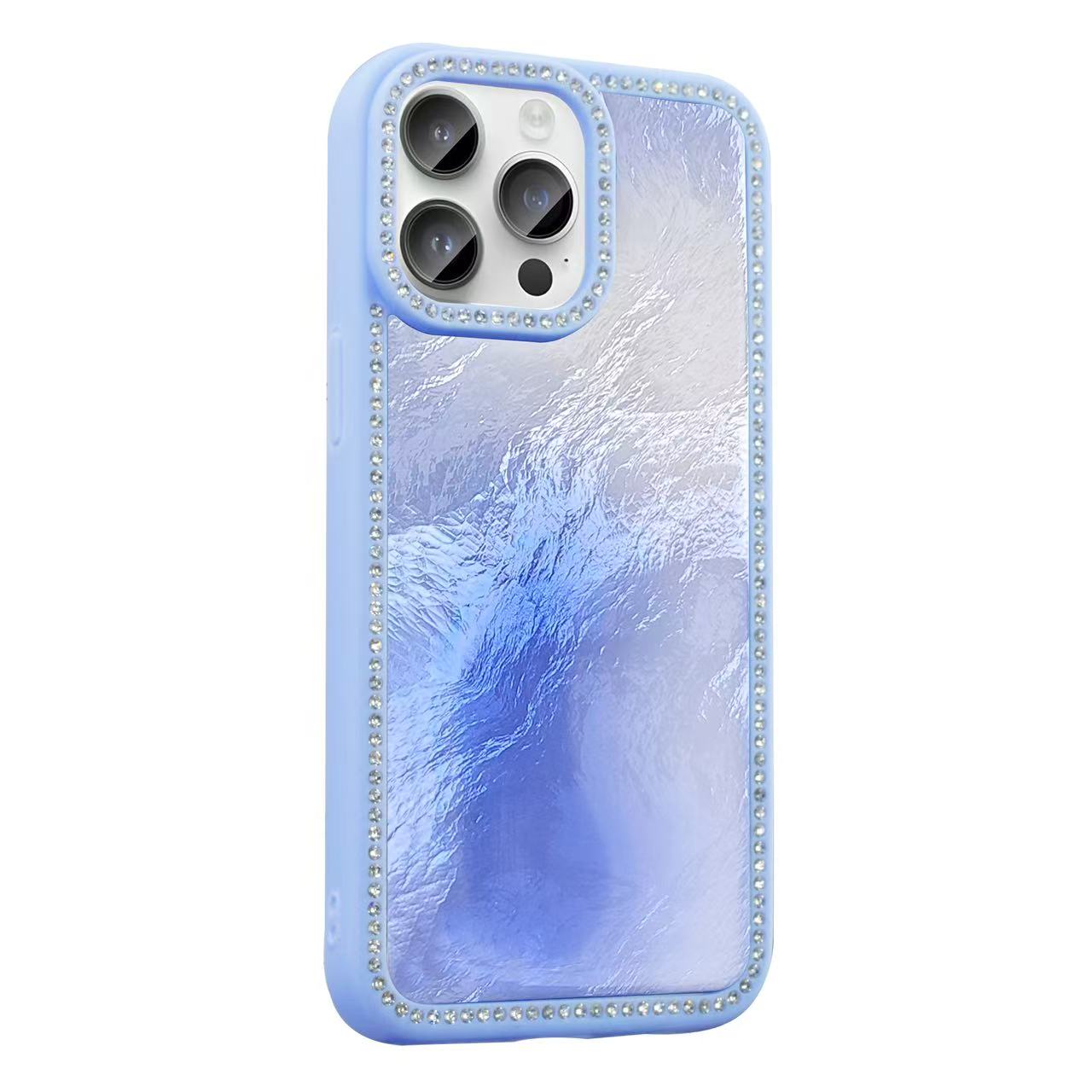 Samsung S24FE Funda Brillante con Borde de Diamantes