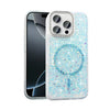 iPhone 16 Pro Funda Magnética con Purpurina y Brillantes Magsafe