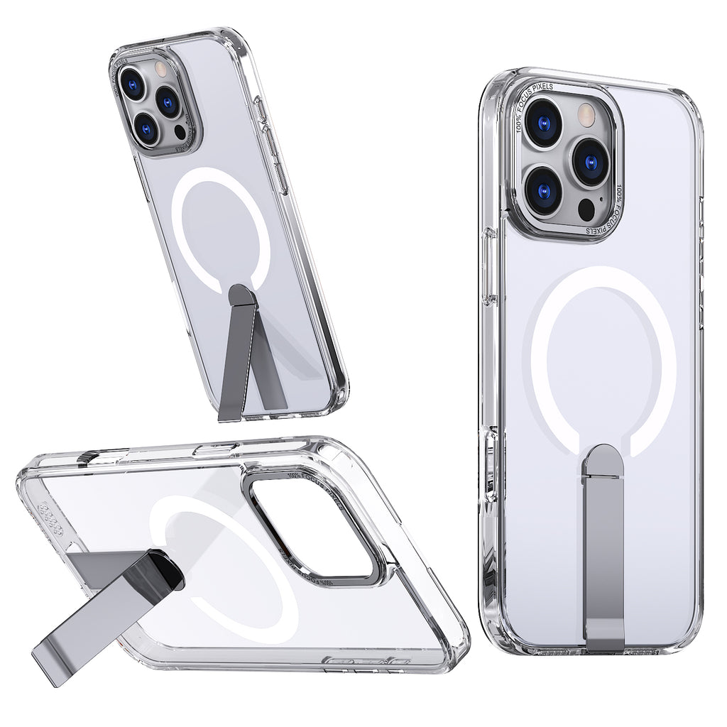 iPhone 16 Funda Magnética con Soporte Plegable