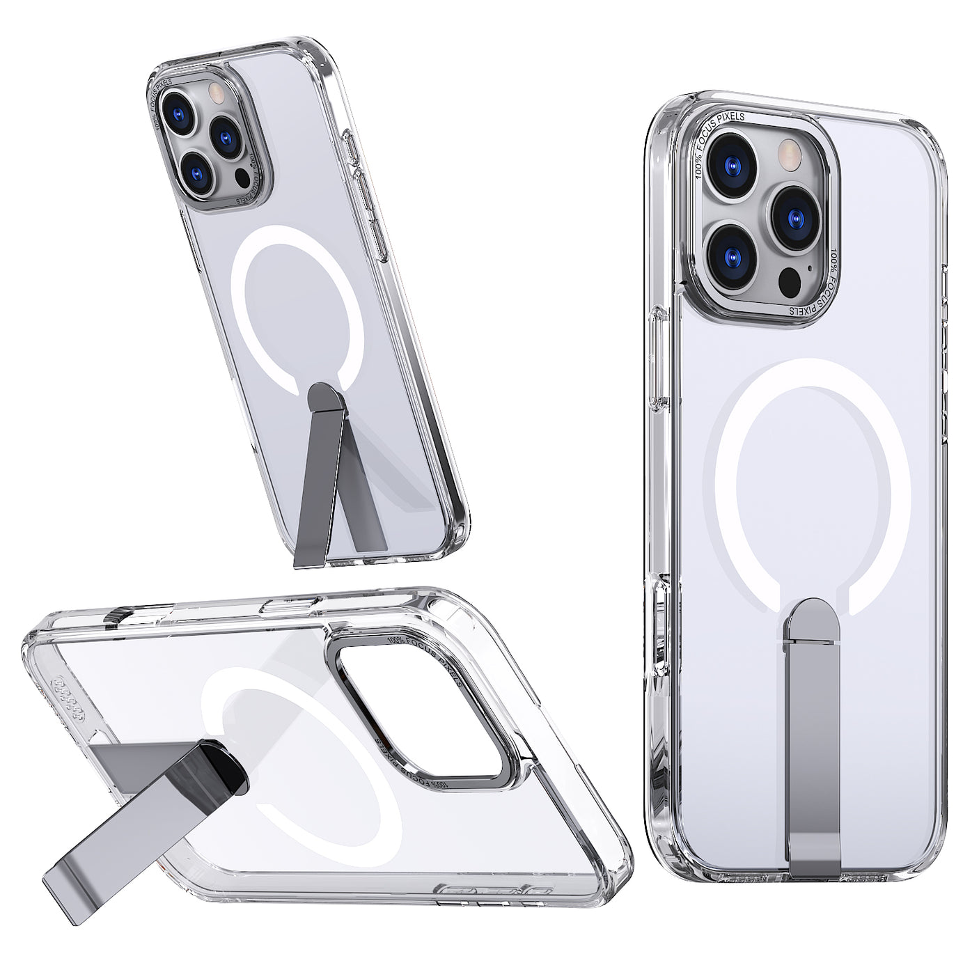 Samsung S25/S24 Funda Magnética con Soporte Plegable