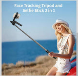 Trípode Selfie con Seguimiento IA y Luz LED DE-52
