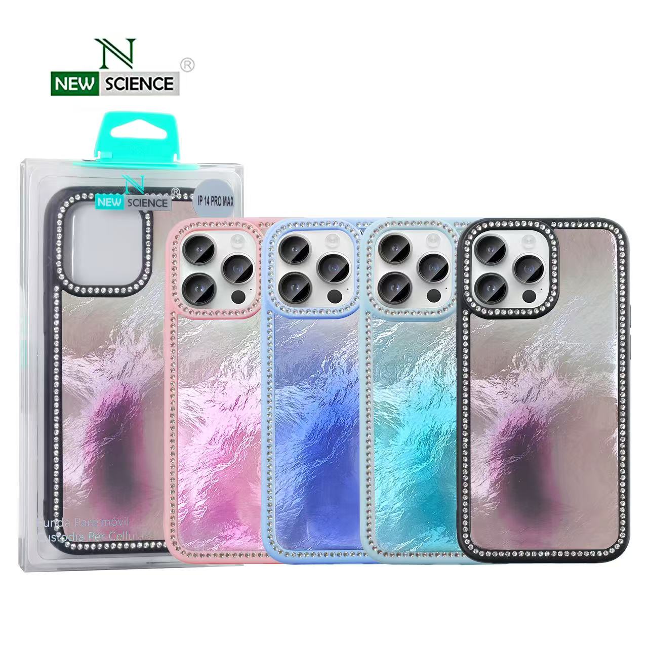 Samsung S24FE Funda Brillante con Borde de Diamantes