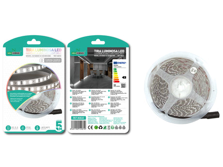 Tiras Luminosas LED Md AH-N2835-12-120-WW-0500 (no incluye adaptador)