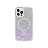 iPhone 16E Funda con purpurina degradada Magsafe
